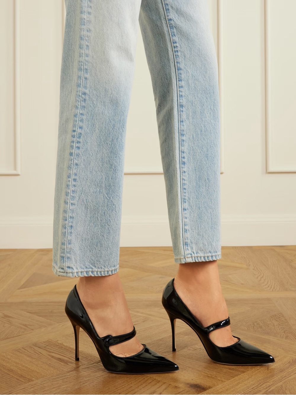 The Campari Mary Jane by Manolo Blahnik. Made famous by Carrie Bradshaw